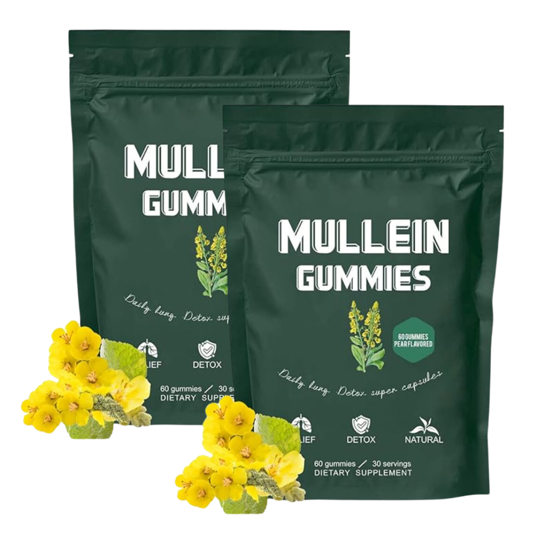 Mullein Gummies | Detox je Longen tot wel 97% Binnen 2 Weken