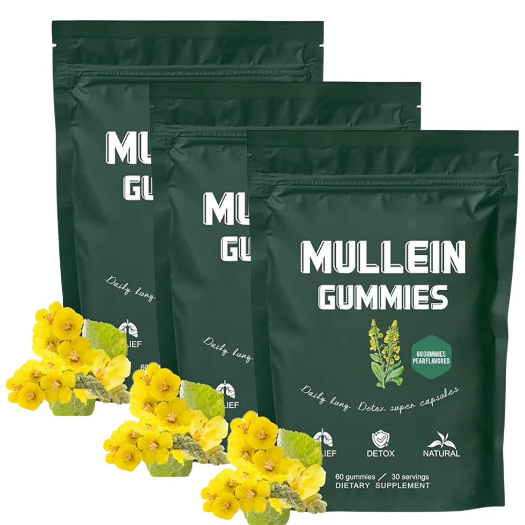 Mullein Gummies | Detox je Longen tot wel 97% Binnen 2 Weken